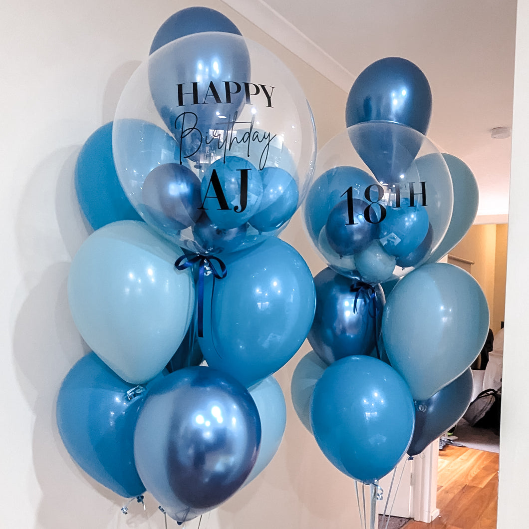 Bubble balloon bouquet