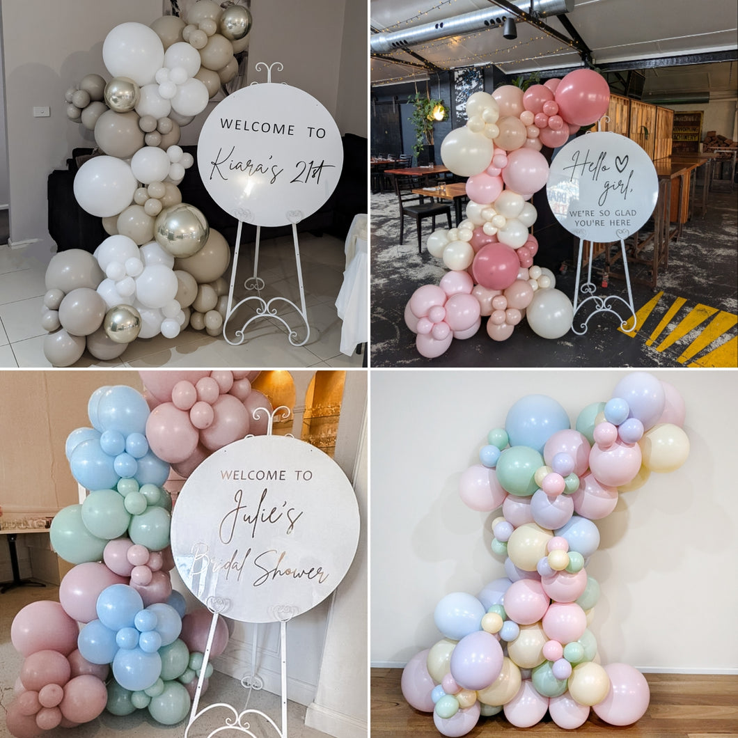 Balloon garland tower melbourne delivery